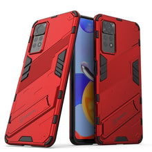 Load image into Gallery viewer, Punk Armor 2 in 1 PC + TPU Shockproof Phone Case with Invisible Holder, For Xiaomi Redmi Note 11 Pro 5G Gobal, For Xiaomi Poco M4 Pro 4G, For Xiaomi Poco X4 Pro 5G