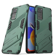 Load image into Gallery viewer, Punk Armor 2 in 1 PC + TPU Shockproof Phone Case with Invisible Holder, For Xiaomi Redmi Note 11 Pro 5G Gobal, For Xiaomi Poco M4 Pro 4G, For Xiaomi Poco X4 Pro 5G
