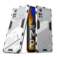 Load image into Gallery viewer, Punk Armor 2 in 1 PC + TPU Shockproof Phone Case with Invisible Holder, For Xiaomi Redmi Note 11 Pro 5G Gobal, For Xiaomi Poco M4 Pro 4G, For Xiaomi Poco X4 Pro 5G
