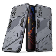 Load image into Gallery viewer, Punk Armor 2 in 1 PC + TPU Shockproof Phone Case with Invisible Holder, For Xiaomi Redmi Note 11 Pro 5G Gobal, For Xiaomi Poco M4 Pro 4G, For Xiaomi Poco X4 Pro 5G