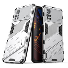 Load image into Gallery viewer, Punk Armor 2 in 1 PC + TPU Shockproof Phone Case with Invisible Holder, For Xiaomi Redmi Note 11 Pro 5G Gobal, For Xiaomi Poco M4 Pro 4G, For Xiaomi Poco X4 Pro 5G