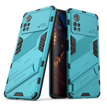 Load image into Gallery viewer, Punk Armor 2 in 1 PC + TPU Shockproof Phone Case with Invisible Holder, For Xiaomi Redmi Note 11 Pro 5G Gobal, For Xiaomi Poco M4 Pro 4G, For Xiaomi Poco X4 Pro 5G
