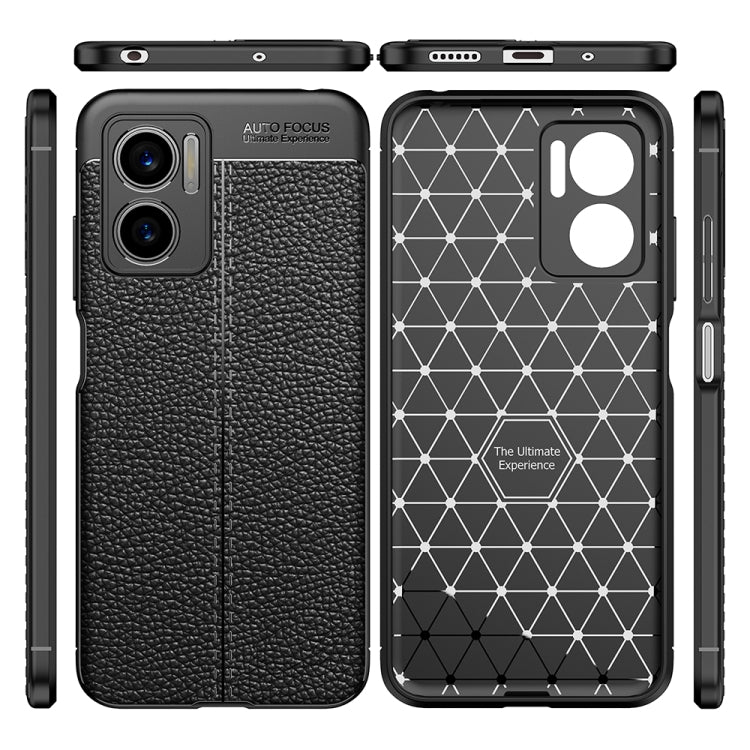 Litchi Texture TPU Shockproof Phone Case, For Xiaomi Redmi Note 11E 5G