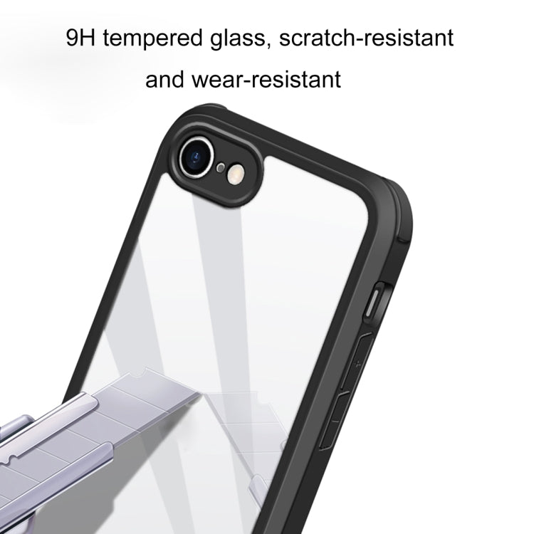 Double-sided Glass TPU Phone Case, For iPhone SE 2022 / SE 2020 / 7 / 8