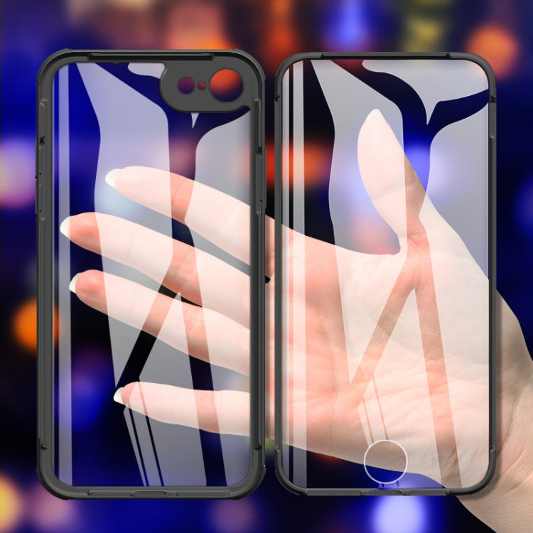 Double-sided Glass TPU Phone Case, For iPhone SE 2022 / SE 2020 / 7 / 8