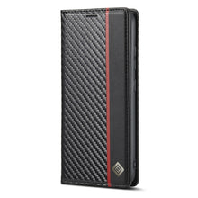 Load image into Gallery viewer, LC.IMEEKE Carbon Fiber Horizontal Flip Leather Phone Case, For Samsung Galaxy A13 4G