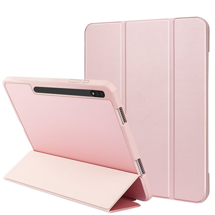 3-folding Honeycomb TPU Smart Leather Tablet Case, For Samsung Galaxy Tab S8+ / X800, For Samsung Galaxy Tab S8 Ultra / X900