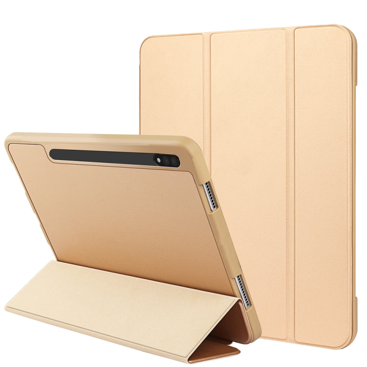 3-folding Honeycomb TPU Smart Leather Tablet Case, For Samsung Galaxy Tab S8+ / X800, For Samsung Galaxy Tab S8 Ultra / X900