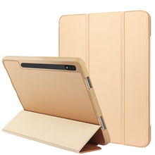 Load image into Gallery viewer, 3-folding Honeycomb TPU Smart Leather Tablet Case, For Samsung Galaxy Tab S8+ / X800, For Samsung Galaxy Tab S8 Ultra / X900, For Samsung Galaxy Tab S8 / X700