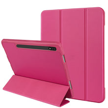 Load image into Gallery viewer, 3-folding Honeycomb TPU Smart Leather Tablet Case, For Samsung Galaxy Tab S8+ / X800, For Samsung Galaxy Tab S8 Ultra / X900, For Samsung Galaxy Tab S8 / X700