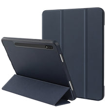 Load image into Gallery viewer, 3-folding Honeycomb TPU Smart Leather Tablet Case, For Samsung Galaxy Tab S8+ / X800, For Samsung Galaxy Tab S8 Ultra / X900, For Samsung Galaxy Tab S8 / X700