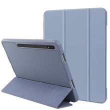 Load image into Gallery viewer, 3-folding Honeycomb TPU Smart Leather Tablet Case, For Samsung Galaxy Tab S8+ / X800, For Samsung Galaxy Tab S8 Ultra / X900, For Samsung Galaxy Tab S8 / X700