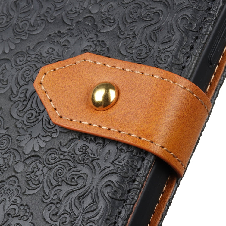 European Floral Embossed Leather Phone Case, For Xiaomi Redmi 10C/Redmi 10 India/Redmi 10 Power/Poco C40, For Xiaomi Redmi K40S/Redmi K40S Pro 5G/Xiaomi Poco F4 5G, For Xiaomi Redmi K50 / K50 Pro