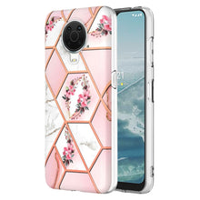 Load image into Gallery viewer, Electroplating Splicing Marble Flower Pattern TPU Shockproof Phone Case, For Nokia G10 / G20, For Nokia G21 / G11, For OPPO Realme 9 Pro+ 5G, For OPPO Realme 9 Pro 5G, For OPPO Realme 9i / A36/A96 4G, For Samsung Galaxy A13 4G                          ...
