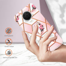 Load image into Gallery viewer, Electroplating Splicing Marble Flower Pattern TPU Shockproof Phone Case, For Nokia G10 / G20, For Nokia G21 / G11, For OPPO Realme 9 Pro+ 5G, For OPPO Realme 9 Pro 5G, For OPPO Realme 9i / A36/A96 4G, For Samsung Galaxy A13 4G                          ...