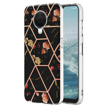 Load image into Gallery viewer, Electroplating Splicing Marble Flower Pattern TPU Shockproof Phone Case, For Nokia G10 / G20, For Nokia G21 / G11, For OPPO Realme 9 Pro+ 5G, For OPPO Realme 9 Pro 5G, For OPPO Realme 9i / A36/A96 4G, For Samsung Galaxy A13 4G                          ...