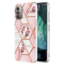 Load image into Gallery viewer, Electroplating Splicing Marble Flower Pattern TPU Shockproof Phone Case, For Nokia G10 / G20, For Nokia G21 / G11, For OPPO Realme 9 Pro+ 5G, For OPPO Realme 9 Pro 5G, For OPPO Realme 9i / A36/A96 4G, For Samsung Galaxy A13 4G                          ...
