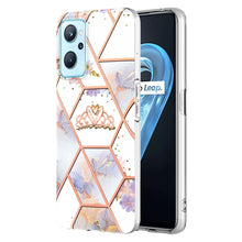 Load image into Gallery viewer, Electroplating Splicing Marble Flower Pattern TPU Shockproof Phone Case, For Nokia G10 / G20, For Nokia G21 / G11, For OPPO Realme 9 Pro+ 5G, For OPPO Realme 9 Pro 5G, For OPPO Realme 9i / A36/A96 4G, For Samsung Galaxy A13 4G                          ...