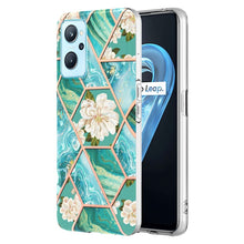 Load image into Gallery viewer, Electroplating Splicing Marble Flower Pattern TPU Shockproof Phone Case, For Nokia G10 / G20, For Nokia G21 / G11, For OPPO Realme 9 Pro+ 5G, For OPPO Realme 9 Pro 5G, For OPPO Realme 9i / A36/A96 4G, For Samsung Galaxy A13 4G                          ...