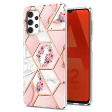 Load image into Gallery viewer, Electroplating Splicing Marble Flower Pattern TPU Shockproof Phone Case, For Nokia G10 / G20, For Nokia G21 / G11, For OPPO Realme 9 Pro+ 5G, For OPPO Realme 9 Pro 5G, For OPPO Realme 9i / A36/A96 4G, For Samsung Galaxy A13 4G                          ...