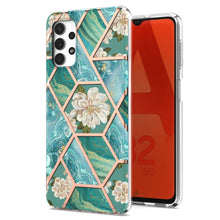Load image into Gallery viewer, Electroplating Splicing Marble Flower Pattern TPU Shockproof Phone Case, For Nokia G10 / G20, For Nokia G21 / G11, For OPPO Realme 9 Pro+ 5G, For OPPO Realme 9 Pro 5G, For OPPO Realme 9i / A36/A96 4G, For Samsung Galaxy A13 4G                          ...