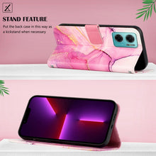 Load image into Gallery viewer, PT003 Marble Pattern Flip Leather Phone Case, For Xiaomi Redmi 10 Prime+ 5G / Note 11E, For Xiaomi Redmi 10C 4G / Redmi 10 India, For Samsung Galaxy A03s 165.8mm, For OPPO Find X5, For OPPO Find X5 Pro, For OPPO Realme GT Neo3                          ...