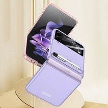 Load image into Gallery viewer, GKK Integrated Ultra-thin Full Coverage Phone Flip Case with Pen, For Samsung Galaxy Z Flip3 5G