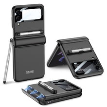 Load image into Gallery viewer, GKK Magnetic Full Coverage Phone Flip Case with Pen, For Samsung Galaxy Z Flip3 5G