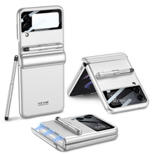 Load image into Gallery viewer, GKK Magnetic Full Coverage Phone Flip Case with Pen, For Samsung Galaxy Z Flip3 5G