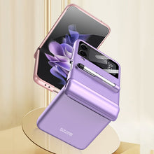 Load image into Gallery viewer, GKK Magnetic Full Coverage Phone Flip Case with Pen, For Samsung Galaxy Z Flip3 5G