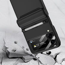 Load image into Gallery viewer, GKK Magnetic Full Coverage Phone Flip Case with Pen, For Samsung Galaxy Z Flip3 5G