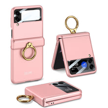 Load image into Gallery viewer, GKK Magnetic Hinged Flip Case with Ring Holder, For Samsung Galaxy Z Flip3 5G