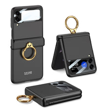 Load image into Gallery viewer, GKK Magnetic Hinged Flip Case with Ring Holder, For Samsung Galaxy Z Flip3 5G