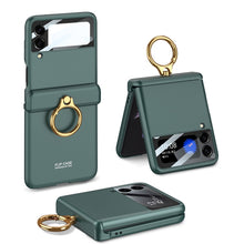 Load image into Gallery viewer, GKK Magnetic Hinged Flip Case with Ring Holder, For Samsung Galaxy Z Flip3 5G