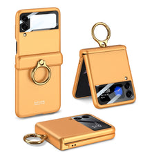 Load image into Gallery viewer, GKK Magnetic Hinged Flip Case with Ring Holder, For Samsung Galaxy Z Flip3 5G