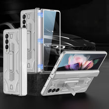 Load image into Gallery viewer, GKK Integrated Magnetic Armor Flip Phone Case with Holder, For Samsung Galaxy Z Fold3 5G