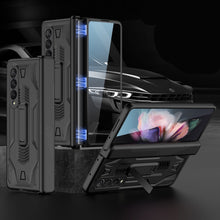 Load image into Gallery viewer, GKK Integrated Magnetic Armor Flip Phone Case with Holder, For Samsung Galaxy Z Fold3 5G