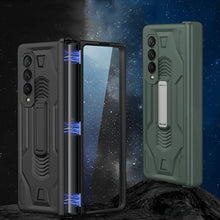 Load image into Gallery viewer, GKK Integrated Magnetic Armor Flip Phone Case with Holder, For Samsung Galaxy Z Fold3 5G