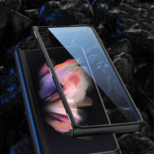 Load image into Gallery viewer, GKK Integrated Magnetic Armor Flip Phone Case with Holder, For Samsung Galaxy Z Fold3 5G