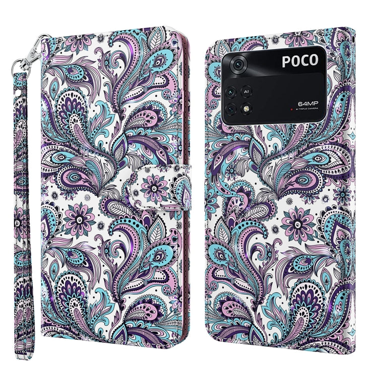 3D Painting Pattern TPU + PU Leather Phone Case, For Xiaomi Poco M4 Pro, For Xiaomi Poco X4 Pro 5G, For Xiaomi Redmi Note 10 Lite, For Xiaomi Redmi Note 11