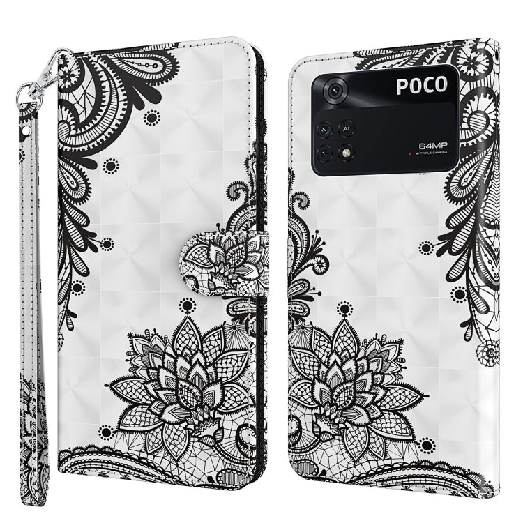 3D Painting Pattern TPU + PU Leather Phone Case, For Xiaomi Poco M4 Pro, For Xiaomi Poco X4 Pro 5G, For Xiaomi Redmi Note 10 Lite, For Xiaomi Redmi Note 11