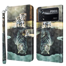 Load image into Gallery viewer, 3D Painting Pattern TPU + PU Leather Phone Case, For Xiaomi Poco M4 Pro, For Xiaomi Poco X4 Pro 5G, For Xiaomi Redmi Note 10 Lite, For Xiaomi Redmi Note 11