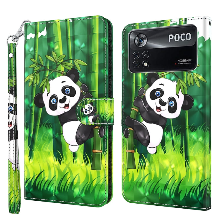 3D Painting Pattern TPU + PU Leather Phone Case, For Xiaomi Poco M4 Pro, For Xiaomi Poco X4 Pro 5G, For Xiaomi Redmi Note 10 Lite, For Xiaomi Redmi Note 11