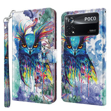 Load image into Gallery viewer, 3D Painting Pattern TPU + PU Leather Phone Case, For Xiaomi Poco M4 Pro, For Xiaomi Poco X4 Pro 5G, For Xiaomi Redmi Note 10 Lite, For Xiaomi Redmi Note 11