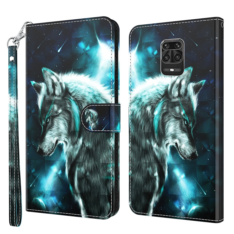 3D Painting Pattern TPU + PU Leather Phone Case, For Xiaomi Poco M4 Pro, For Xiaomi Poco X4 Pro 5G, For Xiaomi Redmi Note 10 Lite, For Xiaomi Redmi Note 11