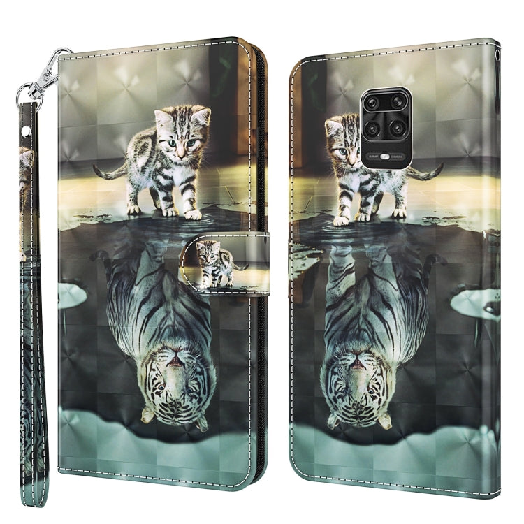 3D Painting Pattern TPU + PU Leather Phone Case, For Xiaomi Poco M4 Pro, For Xiaomi Poco X4 Pro 5G, For Xiaomi Redmi Note 10 Lite, For Xiaomi Redmi Note 11