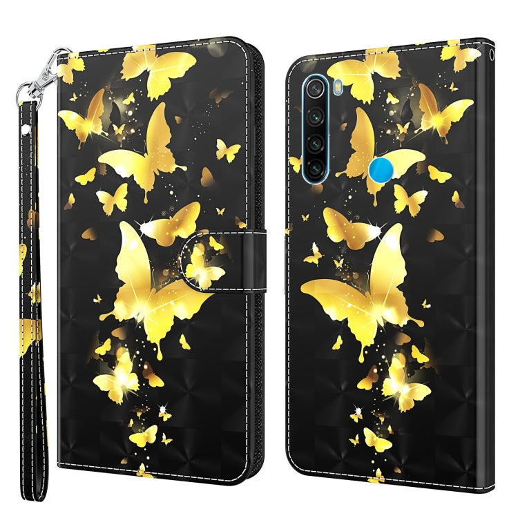 3D Painting Pattern TPU + PU Leather Phone Case, For Xiaomi Redmi Note 11 Pro / 11 Pro+, For Xiaomi Redmi Note 8 2021, For Xiaomi Redmi 10, For Xiaomi Redmi 10C International Version