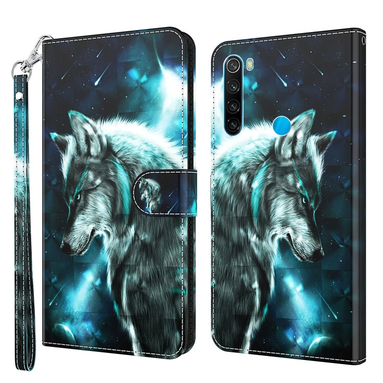 3D Painting Pattern TPU + PU Leather Phone Case, For Xiaomi Redmi Note 11 Pro / 11 Pro+, For Xiaomi Redmi Note 8 2021, For Xiaomi Redmi 10, For Xiaomi Redmi 10C International Version