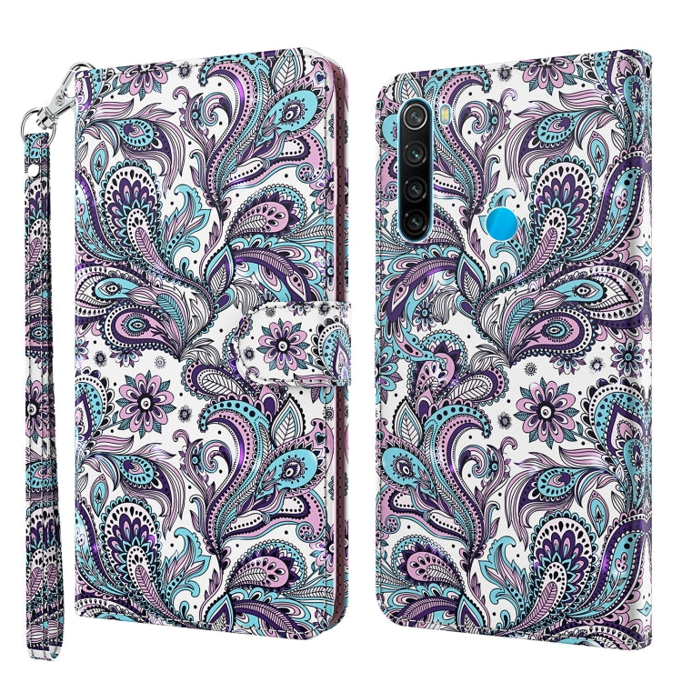 3D Painting Pattern TPU + PU Leather Phone Case, For Xiaomi Redmi Note 11 Pro / 11 Pro+, For Xiaomi Redmi Note 8 2021, For Xiaomi Redmi 10, For Xiaomi Redmi 10C International Version