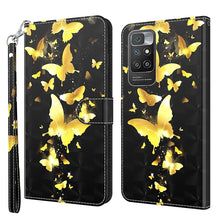 Load image into Gallery viewer, 3D Painting Pattern TPU + PU Leather Phone Case, For Xiaomi Redmi Note 11 Pro / 11 Pro+, For Xiaomi Redmi Note 8 2021, For Xiaomi Redmi 10, For Xiaomi Redmi 10C International Version